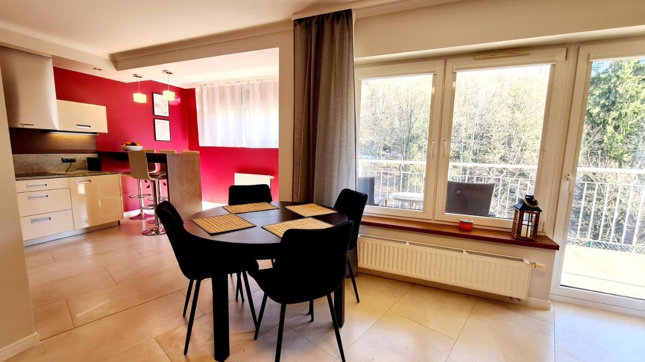 Na Bukowej, Apartament Widokowy Z Duzym Tarasem Wisła Exterior foto